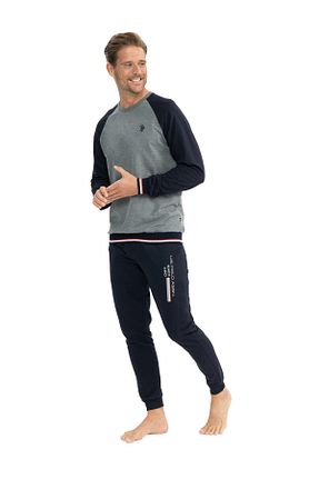 ست لباس راحتی سرمه ای مردانه ساده U.S. Polo Assn. - کد 856039327