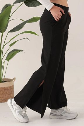 شلوار کرمگن مشکی زنانه رگولار ESPİNA - کد 355621846