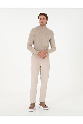 شلوار بژ مردانه بافتنی Pierre Cardin - کد 867094288
