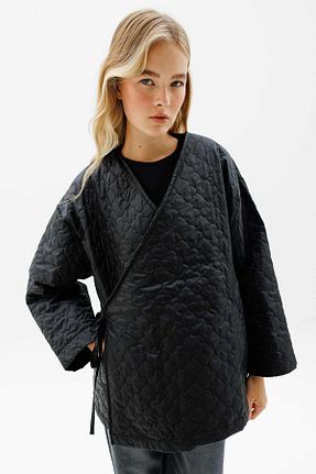 کاپشن حجاب مشکی زنانه پلی استر Hooopstore - کد 867097518
