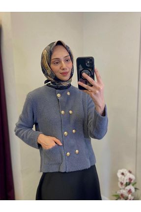 رویه حجاب سبز زنانه پشمی MODA - کد 867100160