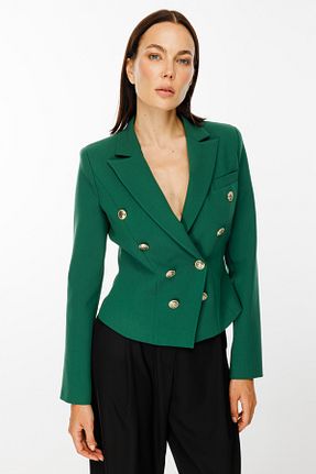 کت سبز زنانه رگولار Ekol - کد 867097910