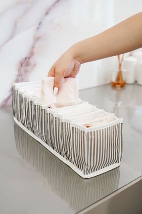 نظم دهنده کمد طوسی پارچه Pazar Kapısı - کد 92650142