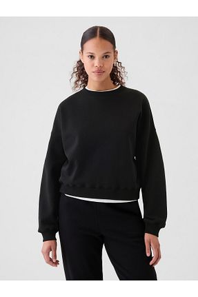 سوئیشرت مشکی زنانه ساده GAP - کد 867107271