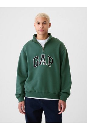 سوئیشرت سبز مردانه چاپی GAP - کد 867108506