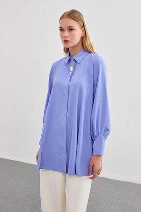 تونیک بنفش زنانه بافتنی Zühre - کد 822360259