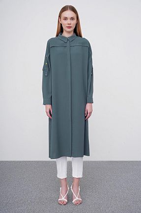 کلاه و ابایا طوسی زنانه بافتنی Zühre - کد 849081879