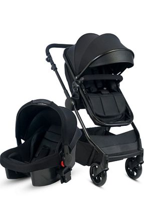 سیستم مسافرتی کالسکه کودک مشکی Yatış Pozisyonlu Be-Be - کد 866329738