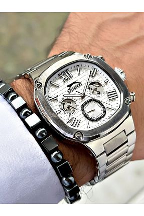 ساعت مچی سفید مردانه 45 میلی متر Slazenger - کد 867116154