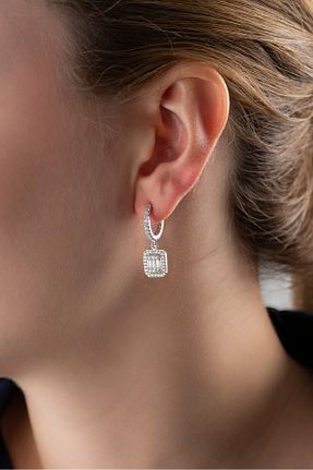 گوشواره نقره زنانه 925 عیار Silvano Jewelry - کد 867111235