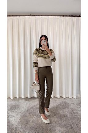 شلوار رنگی زنانه بافتنی HAZELANNA - کد 867125257
