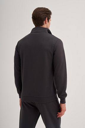 سوئیشرت طوسی مردانه ساده Cazador - کد 867125951