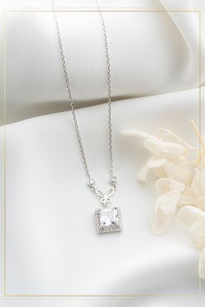 گردنبند نقره زنانه 925 عیار MUİ JEWELRY - کد 867133131