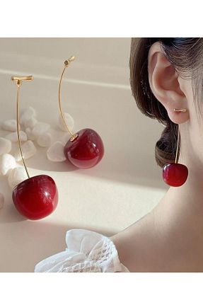 گوشواره جواهر قرمز PREGIO - کد 867146811