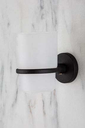 جای مسواک مشکی فلزی Aktel Banyo - کد 867171954