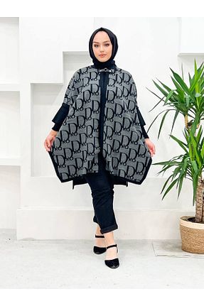 شال طوسی زنانه Abalı - کد 867172857