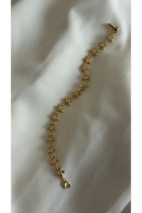 دستبند استیل (فولاد) طلائی زنانه استیل (فولاد) SteelbyBD - کد 867174243