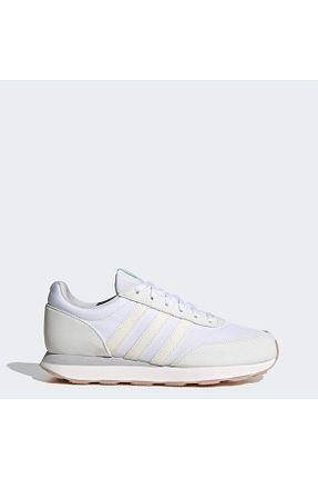 کفش اسنیکر سفید زنانه بند دار adidas - کد 675038551