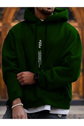 سوئیشرت سبز زنانه چاپی ÖZKAYNAK - کد 867592531