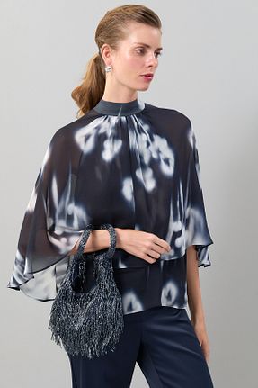 کیف مجلسی سرمه ای زنانه Roman - کد 867233990