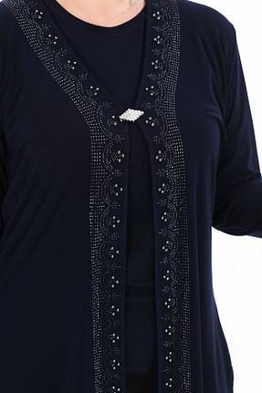 تونیک سرمه ای زنانه بافتنی TRENDSE - کد 867231514