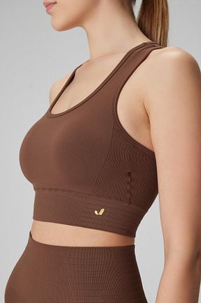 نیم تنه اسپرت قهوه ای زنانه مخلوط پلی آمید Jerf - کد 822126530