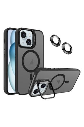 کاور و قاب مشکی iPhone 15 Plus Fibaks - کد 851576306