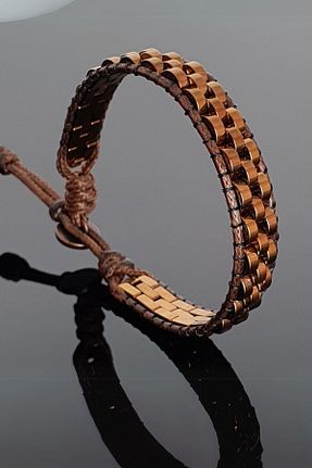 دستبند جواهر متالیک زنانه سنگ طبیعی Seven Art Jewelry - کد 326338238