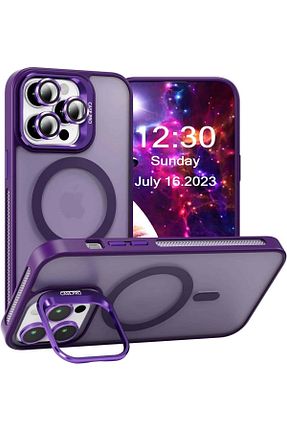 کاور و قاب بنفش iPhone 14 Pro Max Fibaks - کد 851228716
