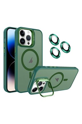 کاور و قاب سبز iPhone 15 Pro Fibaks - کد 851576396