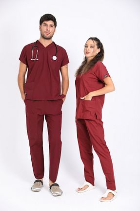 لباس کار زرشکی Raven Uniform - کد 867583604