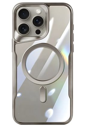 کاور و قاب طوسی iPhone 14 Pro Fibaks - کد 858716605
