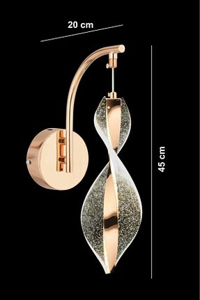 چراغ دیواری طلائی فلزی İstanbul Avize - کد 867255211