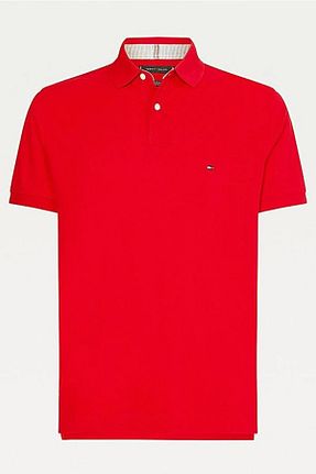 پولوشرت قرمز مردانه پارچه Tommy Hilfiger - کد 81343817