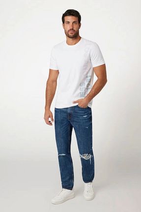شلوار سرمه ای مردانه جین Guess - کد 847479546
