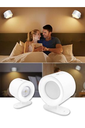 چراغ دیواری سفید فلزی Hero Led - کد 867268016