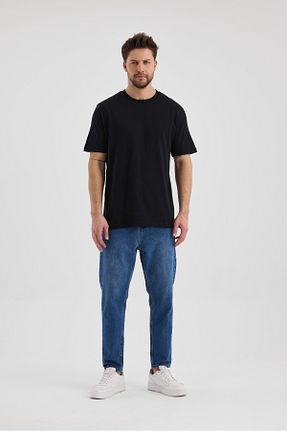 تیشرت مشکی مردانه رگولار macharel jeans - کد 867279915