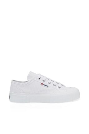 کفش اسنیکر سفید زنانه بند دار Superga - کد 701514345