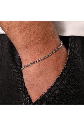 دستبند استیل (فولاد) مردانه استیل ضد زنگ FOURSOLOS - کد 867267955
