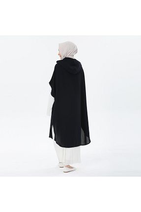 پانچو حجاب مشکی زنانه پنبه ای VALENS BOUTİQUE - کد 867341469
