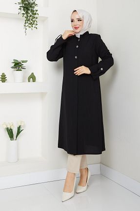کلاه و ابایا مشکی زنانه مخلوط پلی استر Günay Karaca - کد 867945791