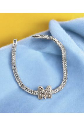 دستبند استیل (فولاد) سفید زنانه استیل ضد زنگ SAMİLA ACCESSORY - کد 867329467