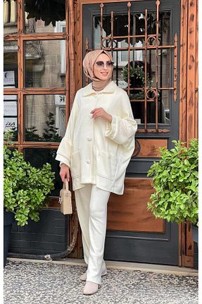 ست بالاتنه و پائین تنه حجاب نباتی زنانه اورسایز yeşim özcan - کد 867339413