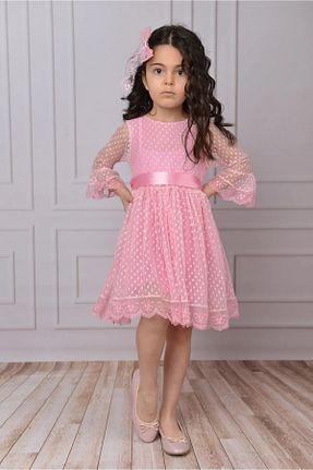 لباس صورتی بچه گانه بافتنی Şenkız - کد 867761468