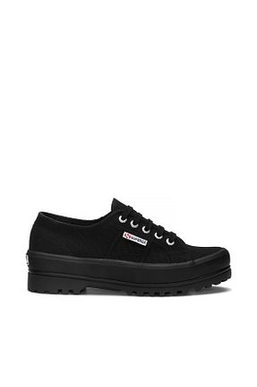 کفش اسنیکر مشکی زنانه بند دار Superga - کد 848706668