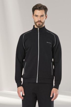 ست گرمکن سرمه ای مردانه پنبه ای Pierre Cardin - کد 867349342
