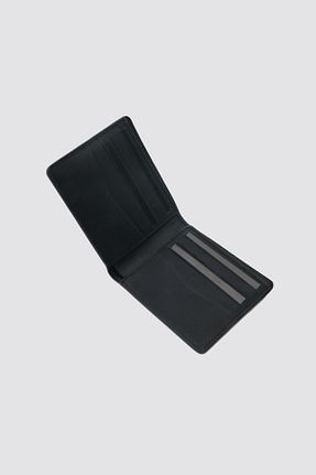 کیف پول مشکی مردانه ابعاد کوچک D