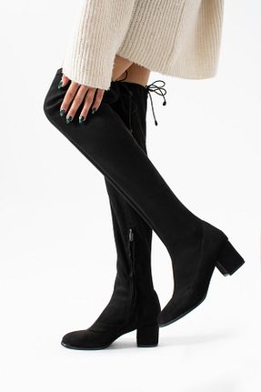 چکمه مشکی زنانه جیر Gökçe Shoes - کد 867357532