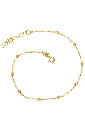 خلخال طلا رنگی زنانه 14 عیار Zerince - کد 898848709