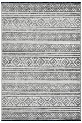 گلیم طوسی پلی استر Prestige Halı - کد 867381928